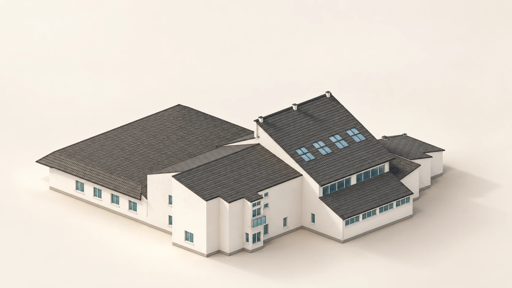 Pod Młynem 1C - podgląd aktualnego modelu 3D budynku